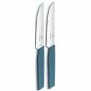 Victorinox Kits De Couteaux à Steak Swiss Modern 2 Pièce/s, Bleu - Couteau De Cuisine