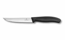 Victorinox Couteau à Steak Swisss Classic Gourmet 1 Pièce/s, Noir - Couteau De Cuisine