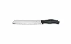 Victorinox Couteau à Pain Swiss Classic Argent/Noir - Couteau De Cuisine