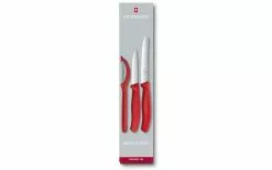 Victorinox Couteau à Légumes Argent/Rouge - Couteau De Cuisine