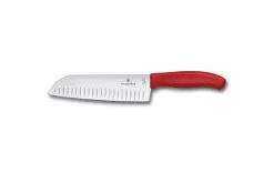 Victorinox Couteau Santoku 17 Cm, Rouge - Couteau De Cuisine