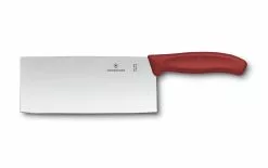 Victorinox Couteau De Chef Chinois Swiss Classic Rouge - Couteau De Cuisine