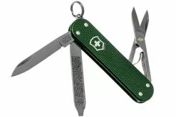 Victorinox Classic Alox Green 0.6221-24R4.KTE1 Knivesandtools Edition, Couteau Suisse