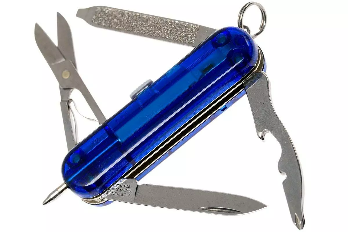 Victorinox Midnite Manager Bleu Transparent 0.6366.T2 Couteau Suisse â Image 2