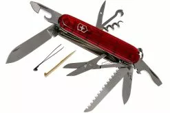 Victorinox Huntsman Rouge Transparent 1.3713.T Couteau Suisse