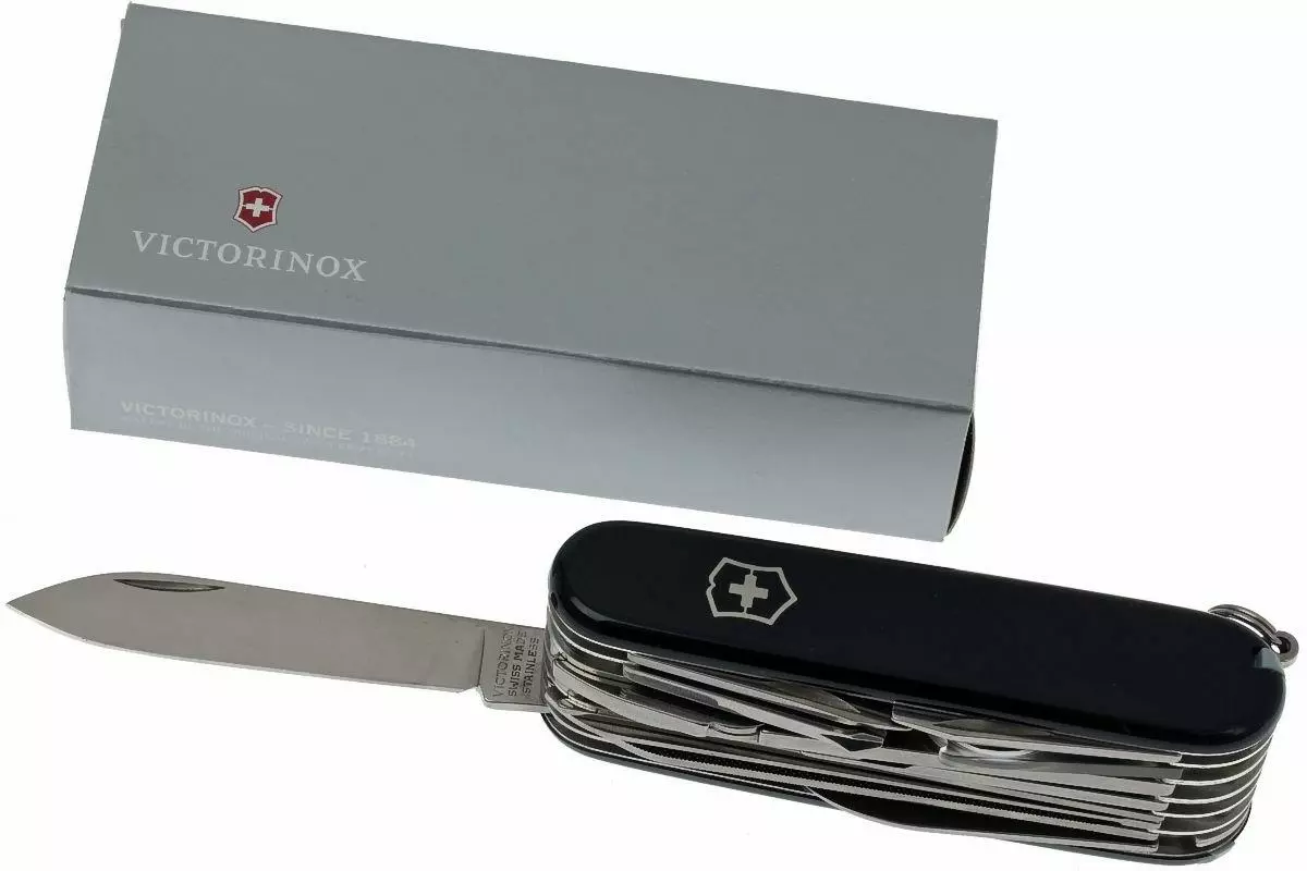 Victorinox SwissChamp Noir 1.6795.3 Couteau Suisse â Image 9