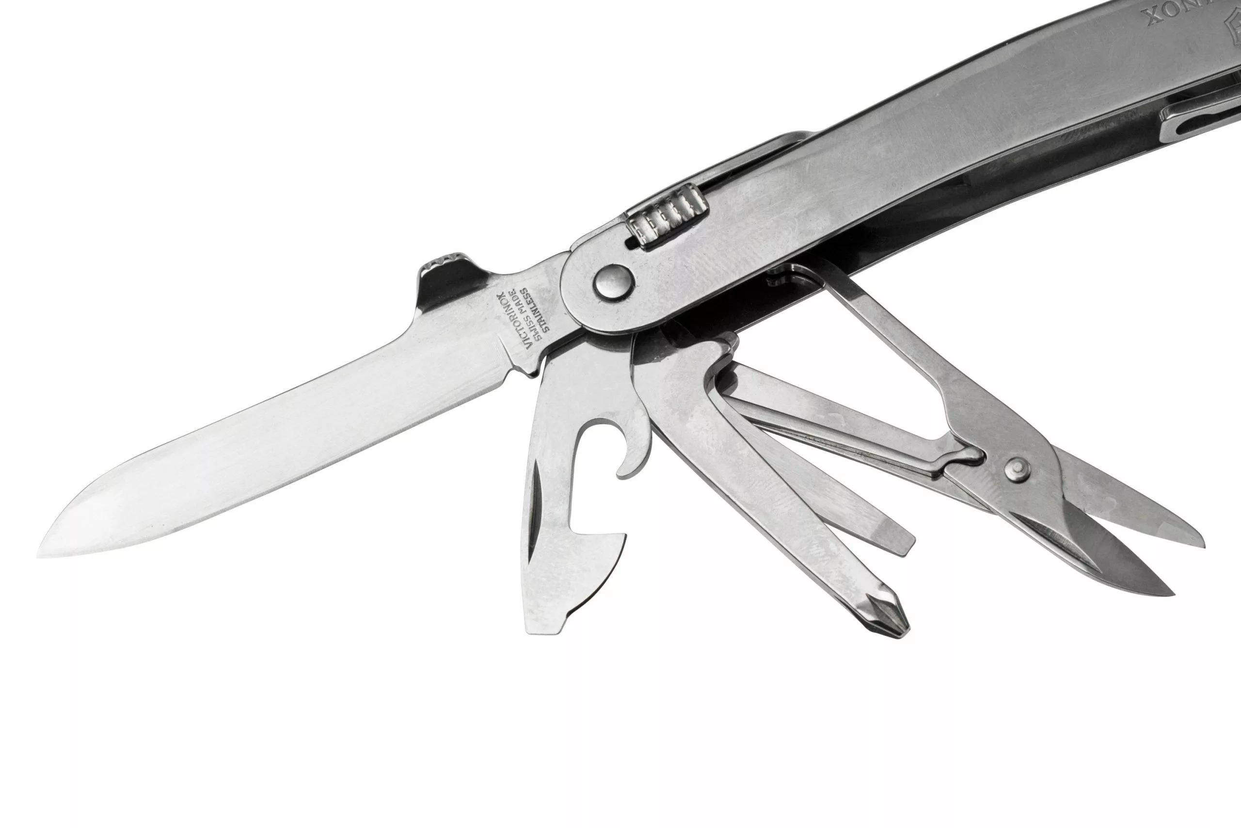 Victorinox Swisstool Spirit MX Clip, 3.0224.MKB1, ArgentĂ©, Multitool â Image 4